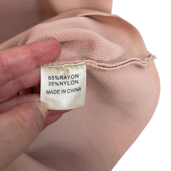 LF Seek the Label Bandage Pink Bodycon Mini Dress - Picture 5 of 9